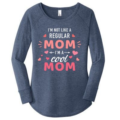 I'm Not Like A Regular Mom I'm A Cool Mother Gift Women's Perfect Tri Tunic Long Sleeve Shirt