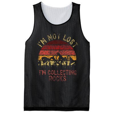 IM Not Lost IM Collecting Rocks Geology Stone Geologist Mesh Reversible Basketball Jersey Tank