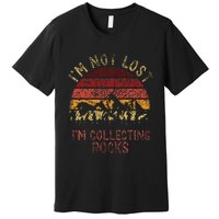 IM Not Lost IM Collecting Rocks Geology Stone Geologist Premium T-Shirt