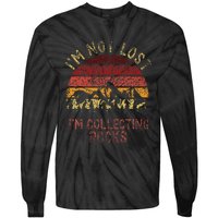 IM Not Lost IM Collecting Rocks Geology Stone Geologist Tie-Dye Long Sleeve Shirt