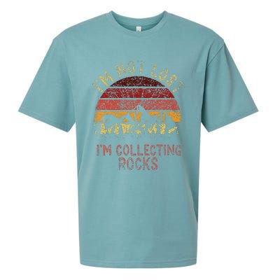 IM Not Lost IM Collecting Rocks Geology Stone Geologist Sueded Cloud Jersey T-Shirt