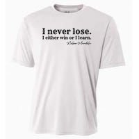 I Never Lose Nelson Mandela Cooling Performance Crew T-Shirt