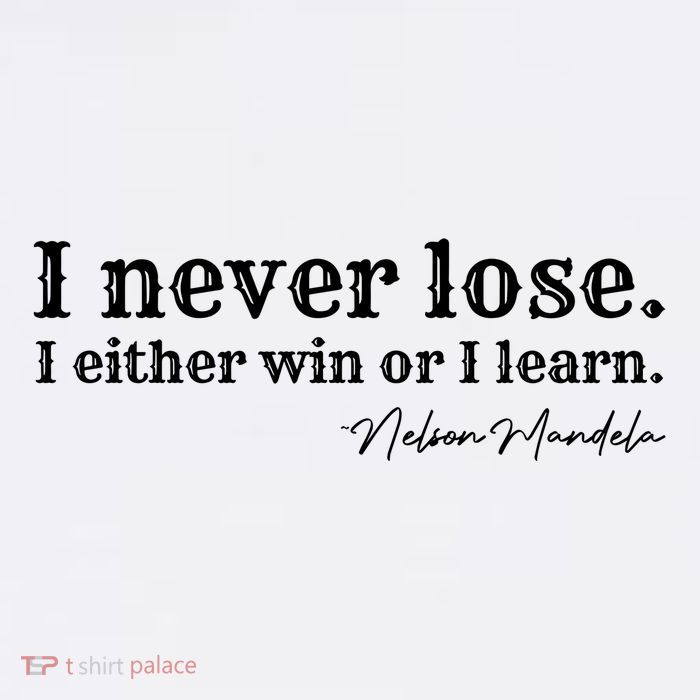 I Never Lose Nelson Mandela Apron