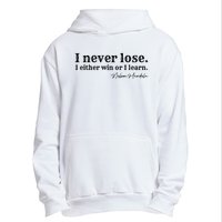 I Never Lose Nelson Mandela Urban Pullover Hoodie