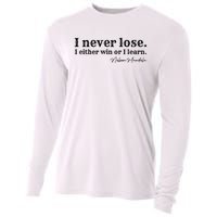 I Never Lose Nelson Mandela Cooling Performance Long Sleeve Crew