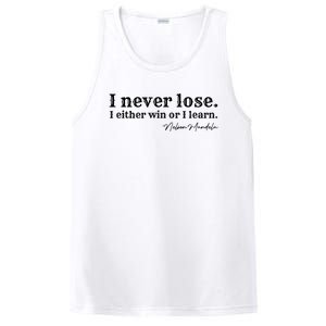 I Never Lose Nelson Mandela PosiCharge Competitor Tank