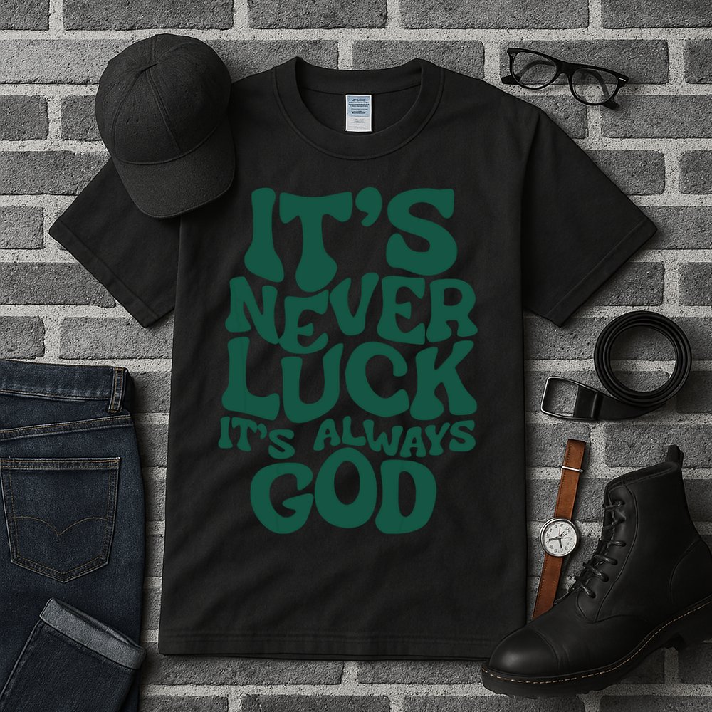 Its Never Luck Its Always God Tall T-Shirt