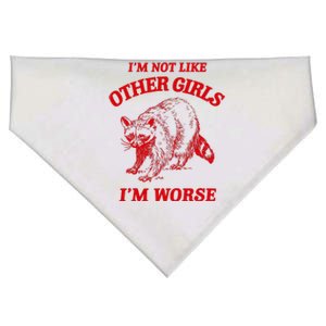 IM Not Like Other Girl IM Worse Possum Raccoon USA-Made Doggie Bandana