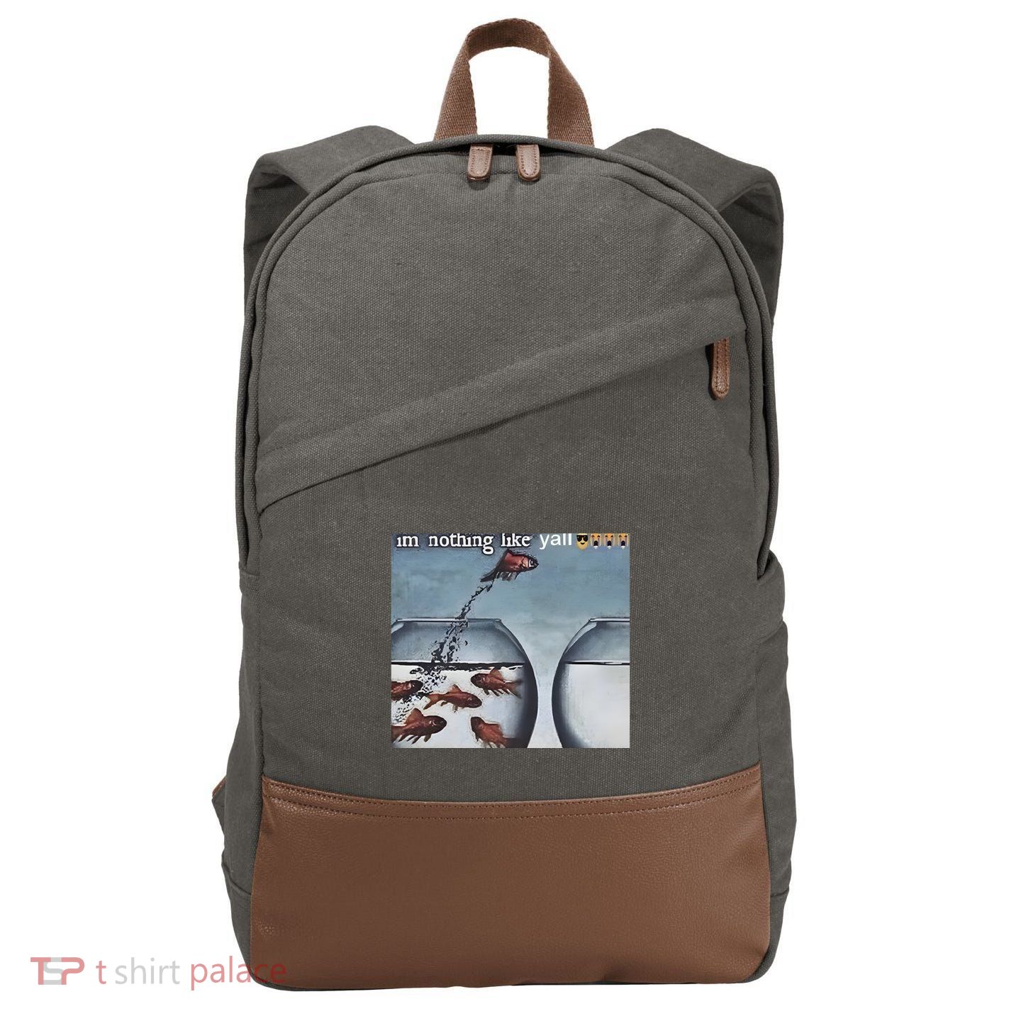 IM Nothing Like YAll Cotton Canvas Backpack