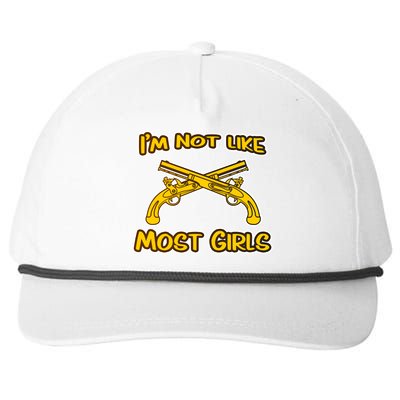 Im Not Like Most Military Police Cross Pistols Cute Gift Snapback Five-Panel Rope Hat