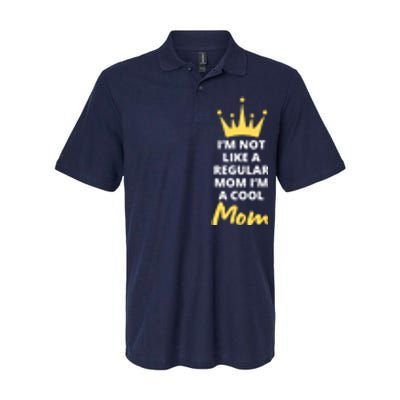 IM Not Like A Regular Mom IM A Coolmom Funny Mothers Day Softstyle Adult Sport Polo