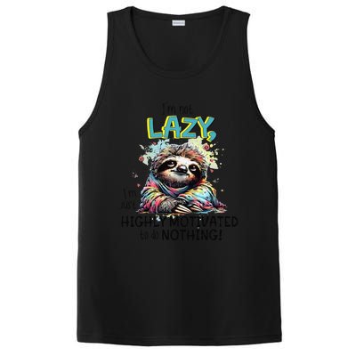 I’M Not Lazy I’M Just Highly Motivated To Do Nothing Slooth PosiCharge Competitor Tank