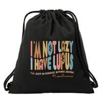 Im Not Lazy I Have Lupus Support Drawstring Bag