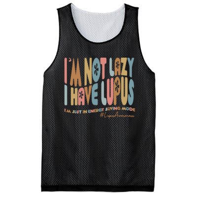 Im Not Lazy I Have Lupus Support Mesh Reversible Basketball Jersey Tank