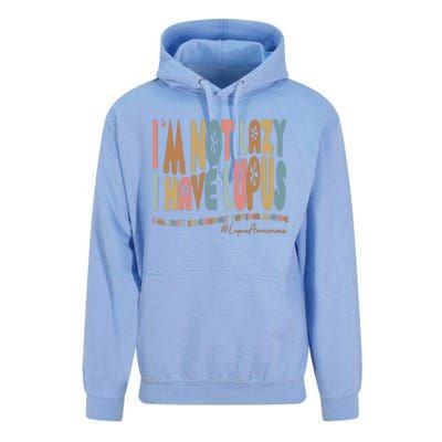 Im Not Lazy I Have Lupus Support Unisex Surf Hoodie