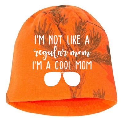 Im Not Like A Regular Mom Im A Cool Mom Kati - Camo Knit Beanie