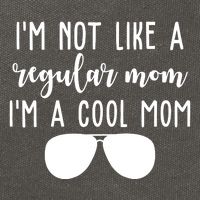 Im Not Like A Regular Mom Im A Cool Mom Cotton Canvas Backpack