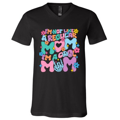 Im Not Like A Regular Mom Im Cool Mom V-Neck T-Shirt