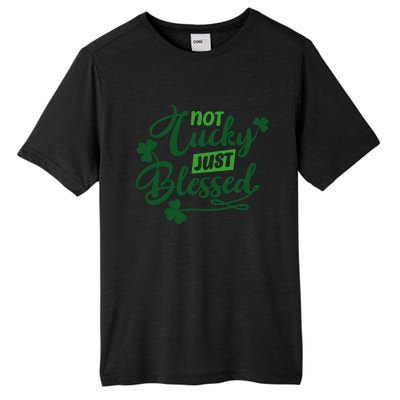 I'm Not Lucky I'm Blessed St Patrick's Day Tall Fusion ChromaSoft Performance T-Shirt