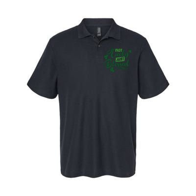 I'm Not Lucky I'm Blessed St Patrick's Day Softstyle Adult Sport Polo