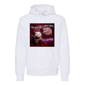 I’M Not Like Other Girl I’M Worse Women Friend Premium Hoodie