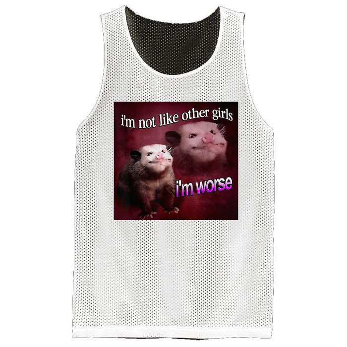 I’M Not Like Other Girl I’M Worse Women Friend Mesh Reversible Basketball Jersey Tank