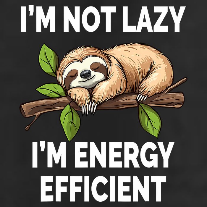 I'M Not Lazy I'M Energy Efficient Funny Sloth  Cool Comfort Performance Bucket Hat