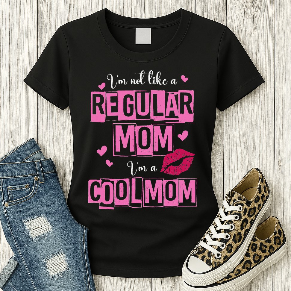 I'm Not Like A Regular Mom Funny Quote For Mom Womens T-Shirt