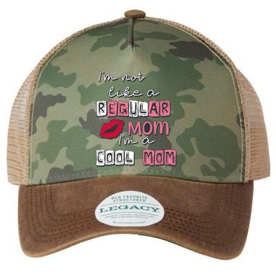 IM Not Like A Regular Mom IM A Cool Mom Design For Mom Legacy Tie Dye Trucker Hat