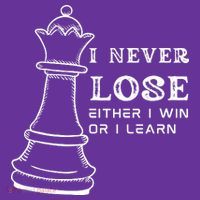 I Never Lose Either I Win Or I Learn Chess Lover Gift Magnet