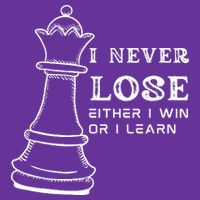 I Never Lose Either I Win Or I Learn Chess Lover Gift Visor