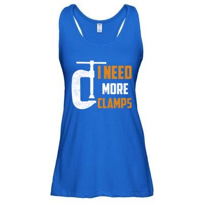 I Need More Clamps Woodworker Carpenter Gift Ladies Essential Flowy Tank