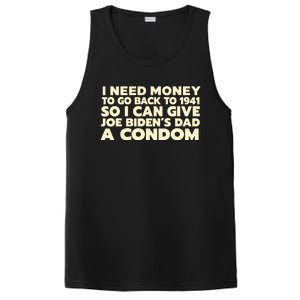 I Need Money To Go Back To 1941 Funny Anti Joe Biden PosiCharge Competitor Tank