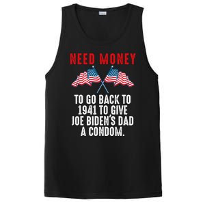 I Need Money To Go Back To 1941 Funny Joe Biden PosiCharge Competitor Tank