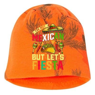 I'm Not Mexican But Let's Fiesta T Cinco De Mayo Kati - Camo Knit Beanie