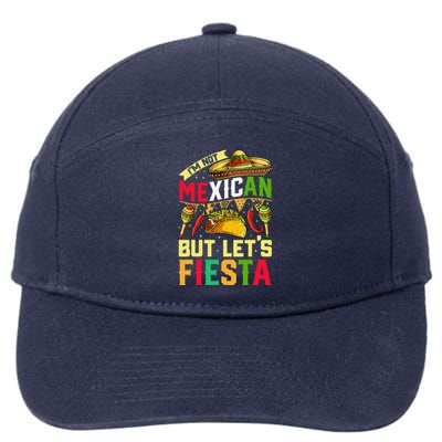 I'm Not Mexican But Let's Fiesta T Cinco De Mayo 7-Panel Snapback Hat