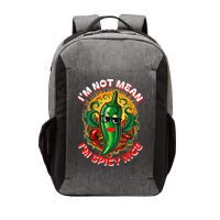 Im Not Mean Im Spicy Nice Sarcastic Humor Sarcasm Funny Gift Vector Backpack