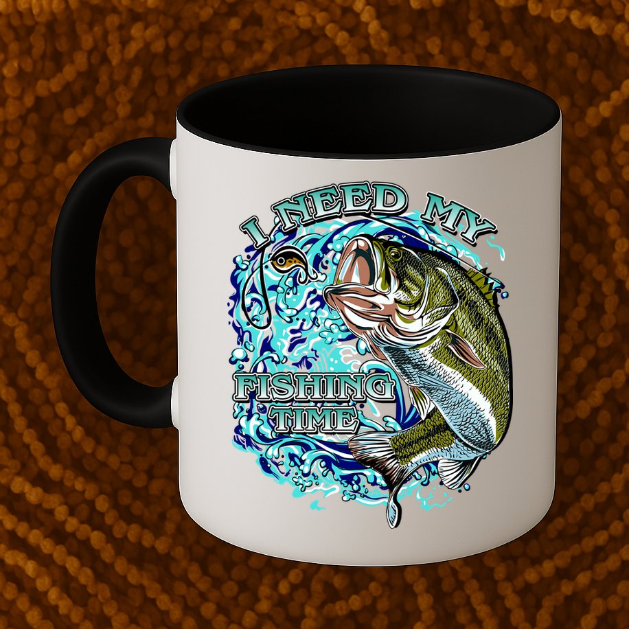 I Need My Fishing Time Mug