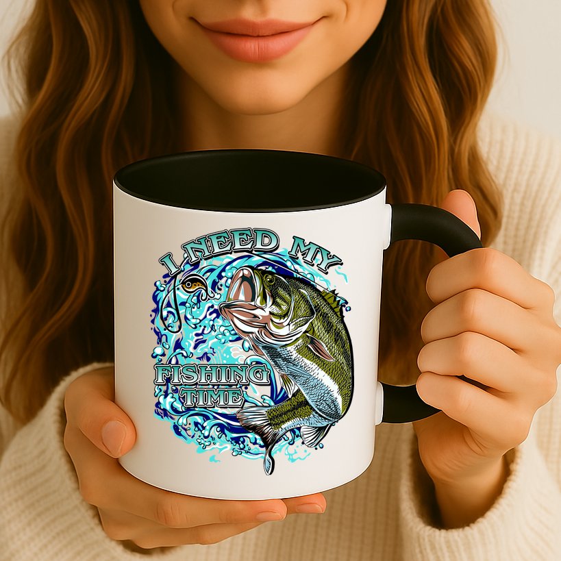 I Need My Fishing Time Mug