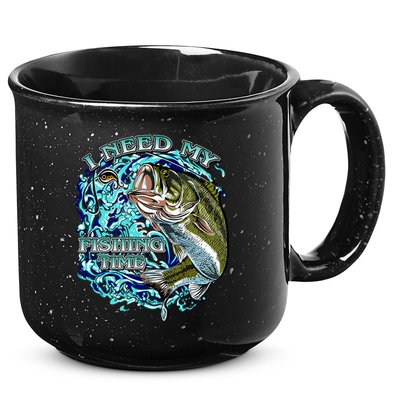I Need My Fishing Time 15oz Campfire Ceramic Mug