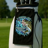 I Need My Fishing Time Golf Towel