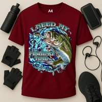 I Need My Fishing Time Cooling Performance Crew T-Shirt