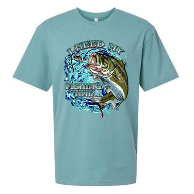 I Need My Fishing Time Sueded Cloud Jersey T-Shirt