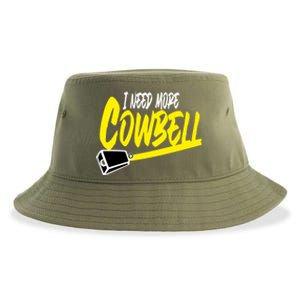 I Need More Cowbell Gift Sustainable Bucket Hat