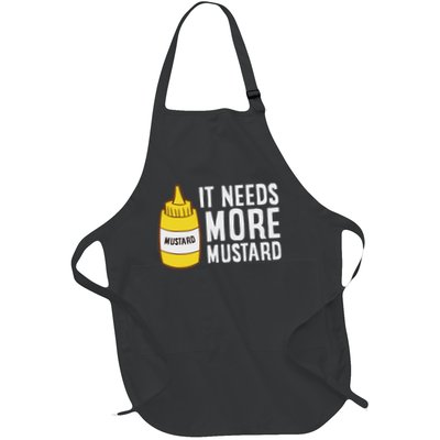 It Needs More Mustard Full-Length Apron With Pockets