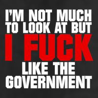 IM Not Much To Look At But I Fuck Like The Government Large Microfiber Waffle Golf Towel
