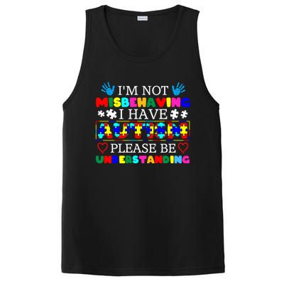 IM Not Misbehaving I Have Autism Asd Autism Warriors Gift PosiCharge Competitor Tank