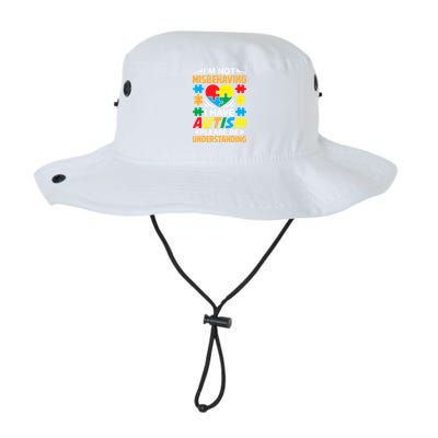 IM Not Misbehaving I Have Autism Autistic Gift Legacy Cool Fit Booney Bucket Hat