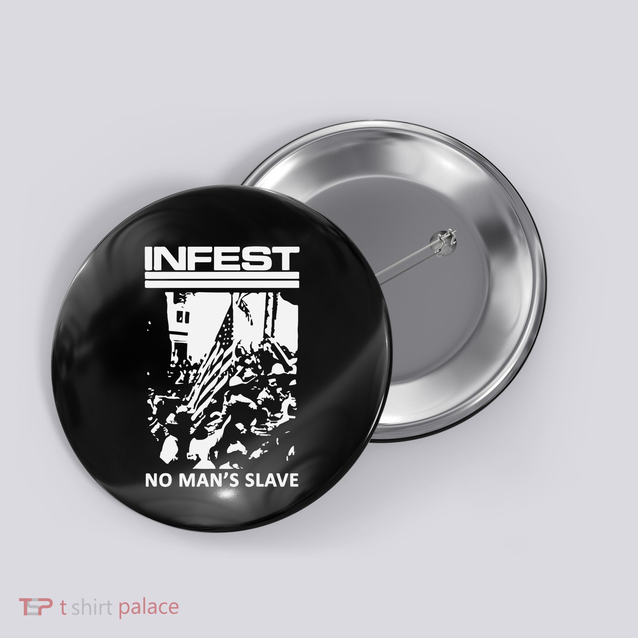 Infest No Mans Slave Button