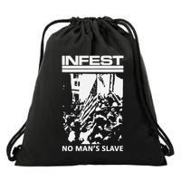 Infest No Mans Slave Drawstring Bag